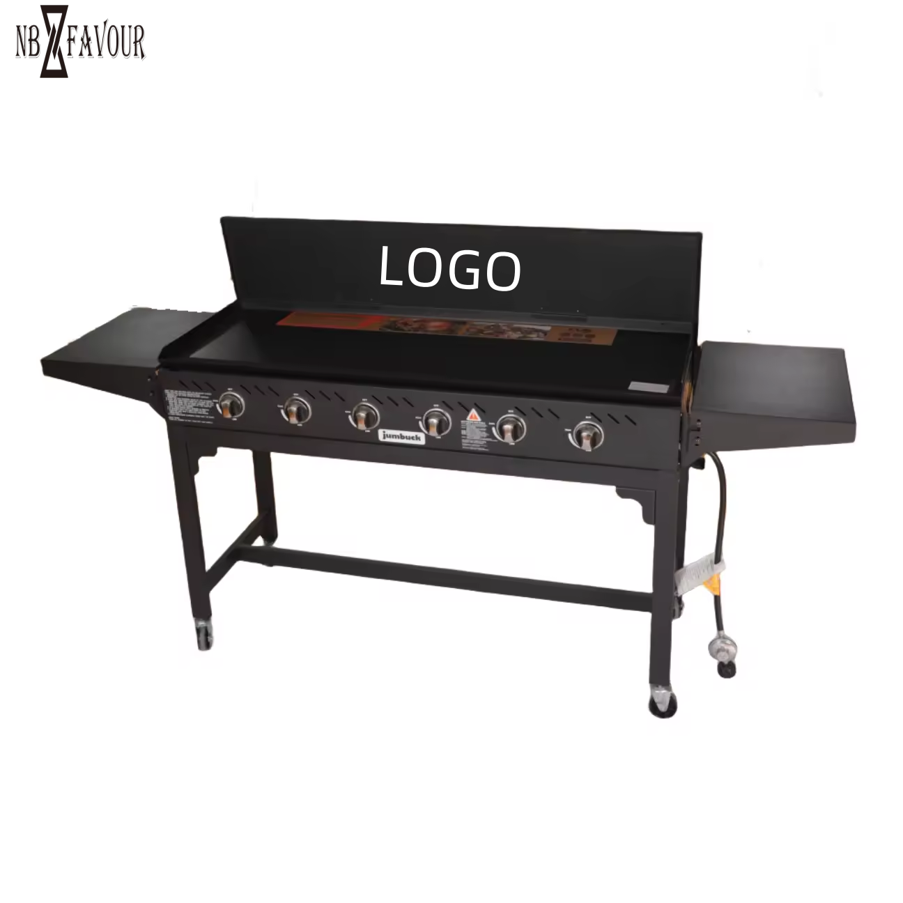 NB Favour Professional Burner Outdoor Gas BBQ Grill Iron