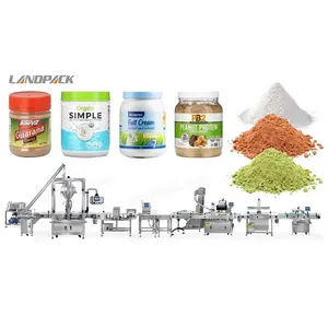 For Dry Chemical Whey Protein Toner Talc Powder Bottle Filler Packing Filling Machine