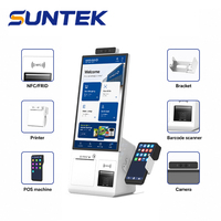 Terminal Punto de Venta con Pantalla Táctil de 15.6 Pulgadas SUNTEK, Kiosco de Pago de Autoservicio, Máquina POS de Escritorio con Soporte NFC