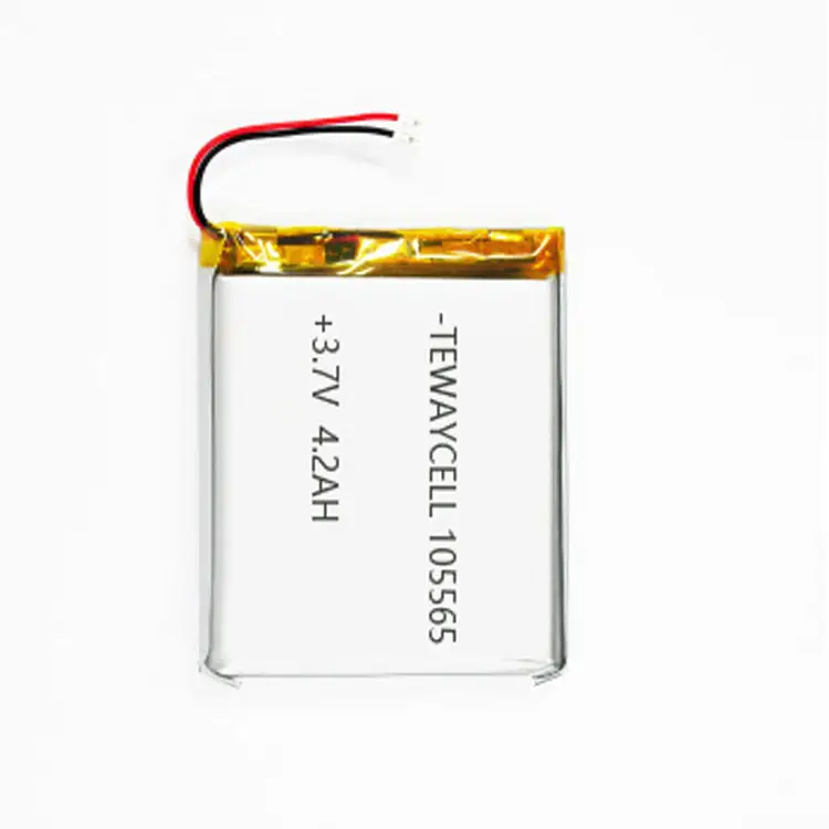 TW au lithium ion batterie 105565 3.7v 4200mah lipo au lithium polymère batterie rechargeable