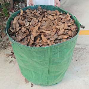 Bolsa Impermeable para Hojas de Jardín con Tela Tejida de PP Reforzada, Recolector de Residuos de Jardín de Gran Capacidad para Limpieza de Césped y Jardín al Aire Libre - Product Image 5