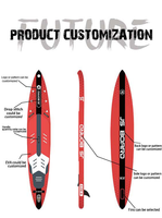 Nouvelle conception de planche de surf gonflable Race Stand Up Paddle (SUP)