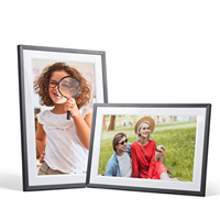 10.1 İnç 1+32GB Akrilik Akıllı WiFi Android Dijital Fotoğraf Çerçevesi, Dokunmatik Ekranlı Saat, Video Oynatma ve 1280x800 IPS Ekran