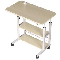 Escritorio Plegable con Elevación para Dormitorio, Casa Móvil, Estudio, Residencia Estudiantil, Habitación de Alquiler, Mesa para Computadora, Escritorio de Lectura, Oficina