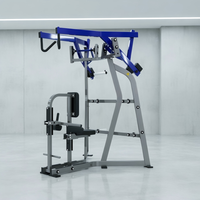 Machine de tirage vertical à double mouvement indépendant, équipement de gym commercial à charge de plaques pour l'équilibre musculaire