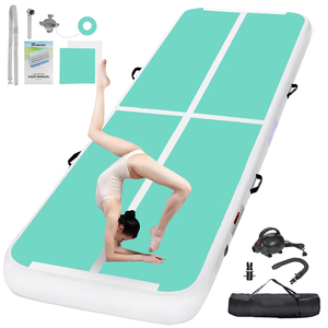 FBsport Colchoneta Inflable Personalizada de 3m, 5m, 6m, 10m, 12m, 15m para Gimnasia, Colchoneta de Aire para Tumbling, Set de Rodillos, <span class=keywords><strong>Mini</strong></span> Colchoneta de Gimnasia Inflable Económica - Product Image 3