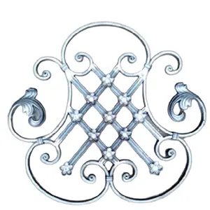 Beliebte geschmiedete Eisen-Dekoration ornamente Paneele Rosette für Tor und Zaun
