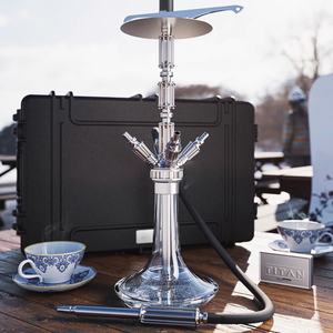 Lujo alemán Original MIG Titan Hookah Set Acero inoxidable afrutado tabaco relajación fiesta Club reunión Social Hookah Shisha - Product Image 1
