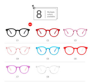 Gafas de ordenador para niños al por mayor montura óptica monturas de gafas antiluz azul río - Product Image 3