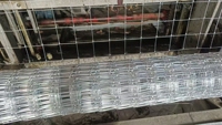 Rollo de malla de alambre galvanizado para ganado de oveja, valla segura para granja/caballo/ganado para aplicaciones de construcción