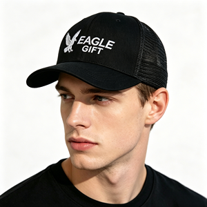 Casquette en filet unisexe légère et ajustable, style hip-hop, pour la pêche et le cyclisme, personnalisable - Product Image 2