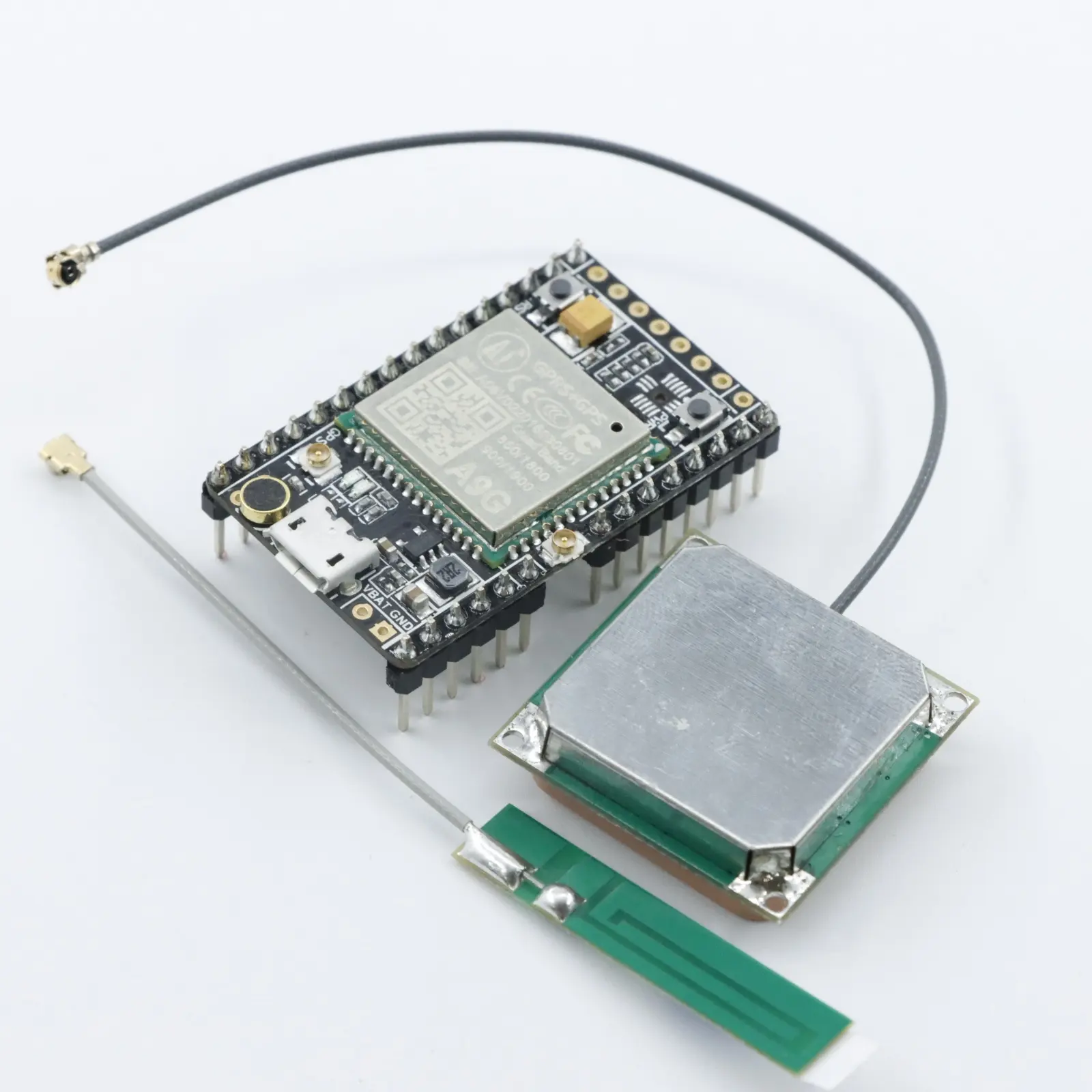 GPRS GPS GSM การส่งข้อมูลเสียงไร้สายตําแหน่งตําแหน่ง A9 โมดูลบอร์ดพัฒนา A9G โมดูลบอร์ดพัฒนา A9G