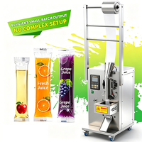 Machine de remplissage de liquides à scellage arrière CE 3-300 ml 10-15 paquets/min avec positionnement par curseur pour film imprimé