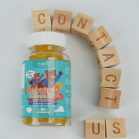 Gummies de vitamine D3 pour enfants les plus vendues, favorisent l'absorption du calcium pour la santé osseuse, 400 UI, bonbons disponibles
