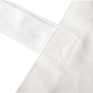 Sac fourre-tout en toile de jute et coton écologique de haute qualité, recyclable, avec logo personnalisé, poignée et impression tendance pour promotions - Product Image 3