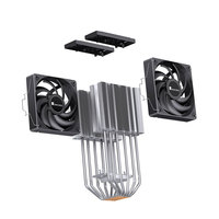 Jonsbo CR-3000E Dual Fan 120mm ARGB CPU Cooler PWM Compatible AM5 AM4 Computer Cases Copper Heatpipes Fluid Bearing 72.23 CFM