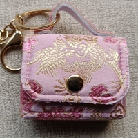 Mini Bestickter Schlüsselanhänger mit Band - Niedliche Kleine Tasche Kreative Heimdekoration Modischer Valentinstag Hochzeit Neuer Taschenanhänger
