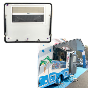 Nouvelle porte d'accès pour caravane/<span class=keywords><strong>camping</strong></span>-<span class=keywords><strong>car</strong></span> de marque Xuhe, cadre en aluminium personnalisé, blanc, moderne, avec <span class=keywords><strong>fenêtre</strong></span> ouvrable - Product Image 1