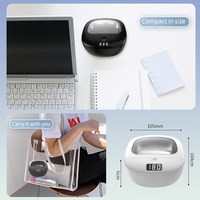 Nouvelle machine de nettoyage à ultrasons portable miniature USB pour bijoux, prothèses dentaires, aligneurs et appareils dentaires