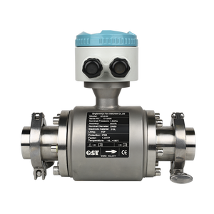 Sanitary Class Digital LCD Display Wine Magnetic Flowmeter Electromagnetic <b>Flow</b> <b>Meter</b> for Fruit Juice - Product Image 6