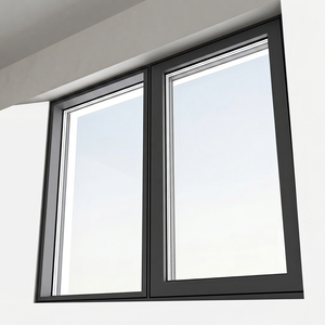 Deioux Modern Arched Thermal Insulation Casement Windows Aluminum NFRC Certified Double Glazed Soundproof <b>Swing</b> Windows for Vill - Product Image 1