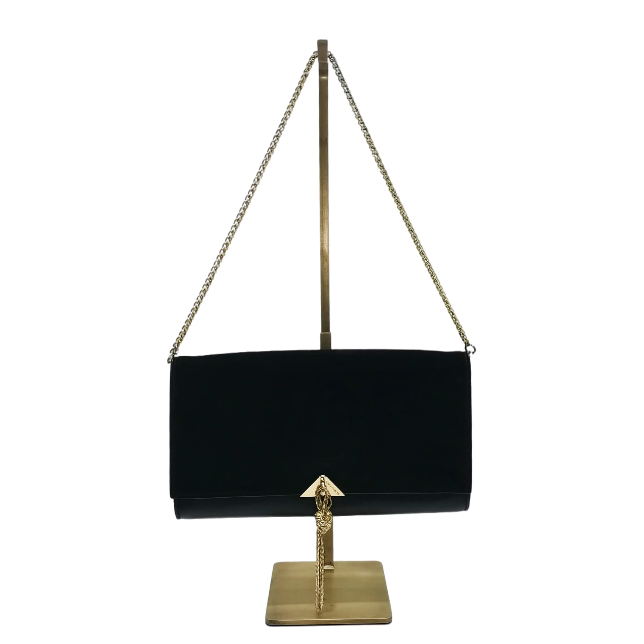 Hot Custom S Shape Design Metal Handbag Rack Display Stand Adjustable Height Gold Bag Holder Boutique Store Visual Props sale