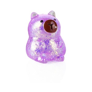 Kawaii Glitter Squishy Toy, Clear Maltose Decompression Toy, Cute Animal Party Favor <b>Gift</b> - Product Image 5