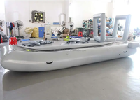 Glissière d'évacuation gonflable en PVC pour avion d'urgence
