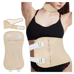 Kits de compresas reutilizables de desintoxicación de hígado tiroideo personalizados envoltura de algodón orgánico alrededor del paquete de aceite de ricino estomacal - Product Image 1