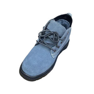 Mùa đông độn an toàn giày làm bằng da lộn da bò chống Smash cao-top làm việc Giày Hàn chịu nhiệt r Bảo vệ giày - Product Image 3