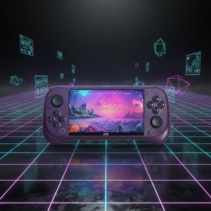 Console de <span class=keywords><strong>jeu</strong></span> portable X53 Wi-Fi, écran HD 5,1 pouces, 10000 jeux, musique rétro, <span class=keywords><strong>vidéo</strong></span>, lecture d'e-books, consoles de jeux <span class=keywords><strong>vidéo</strong></span> - Product Image 1