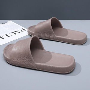 Tongs d'été pour hommes, sandales EVA antidérapantes à semelle souple, pour la maison, l'extérieur, la plage, taille 40-45, gris - Product Image 1