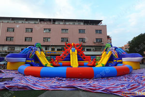 Parc aquatique terrestre gonflable d'usine Comprar Parque Acuatico Hinchable parc aquatique gonflable <span class=keywords><strong>avec</strong></span> <span class=keywords><strong>piscine</strong></span> - Product Image 4