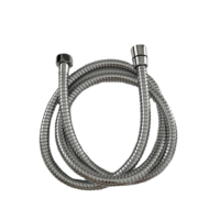 Tuyau de douche flexible en PVC argenté de haute qualité DLP, garantie 3 ans, diamètre intérieur 3/4, design moderne, pour salle de bain, douche à main, lavabo