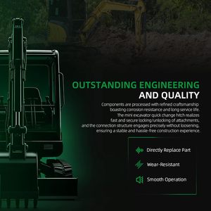 Mini Excavator <strong>Quick</strong> Change Hitch &amp; <strong>Quick</strong> <strong>Coupler</strong> Attachments 5+ Year Warranty Fits 0.8-2 Tons - Product Image 3