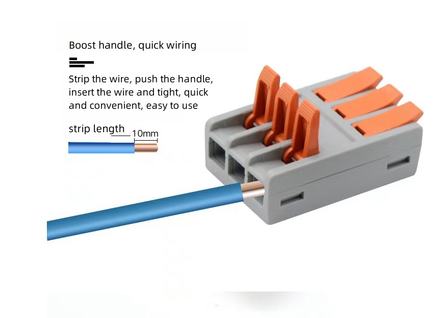 wire connector without screw 40a 6mm2