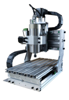 Routeur CNC de bureau haute précision 3020, mini-machine de gravure et de fraisage CNC 3 axes pour le bois, état neuf, système de contrôle par pompe