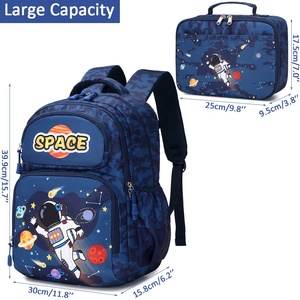 Thờ<span class=keywords><strong>i</strong></span> trang trọng lượng nhẹ không thấm nước bền bookbag Set cho bé trai schoolbag - Product Image 2