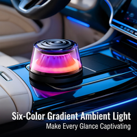 Diffuseur d'air frais solaire personnalisé pour voiture, aromathérapie, parfum avec capsule parfumée pour l'intérieur du véhicule