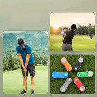 Outil de réparation de divots de golf en alliage de zinc avec logo personnalisé, aimant métallique, marqueur de balle de golf personnalisé, outil de divot vierge, vente en gros