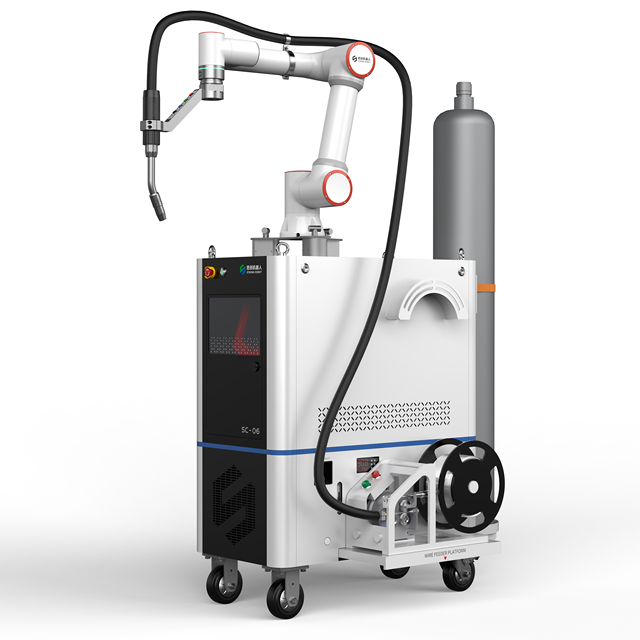 Small 6-Axis Collaborative Robot Arm PLC Motor Compact Arc Welding Cobot 380V 910-1300W