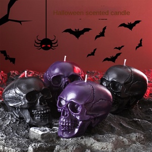 Hot Selling Factory Direct Sales Halloween Aromatherapy Pumpkin Skeleton Candles Novel Candles Holiday Decoration Ornaments - Product Image 1