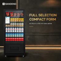 Máquina Expendedora Comercial de Bebidas y Snacks BANDENG 6610SS 10T para Operaciones Minoristas Sin Supervisión con Reemplazo de Compresor en 1 Minuto