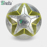 Ballon de football cousu à la machine à rétention d'air Shinho, vente chaude, pour la promotion, la publicité, l'entraînement et les matchs