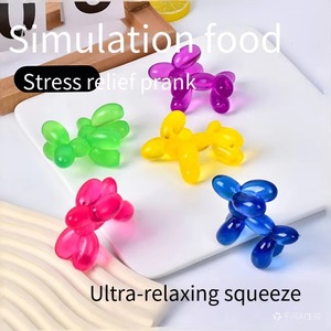 Squishy chien ballon en TPR, jouet sensoriel anti-stress à presser, multicolore, nouveauté pour la maison - Product Image 6