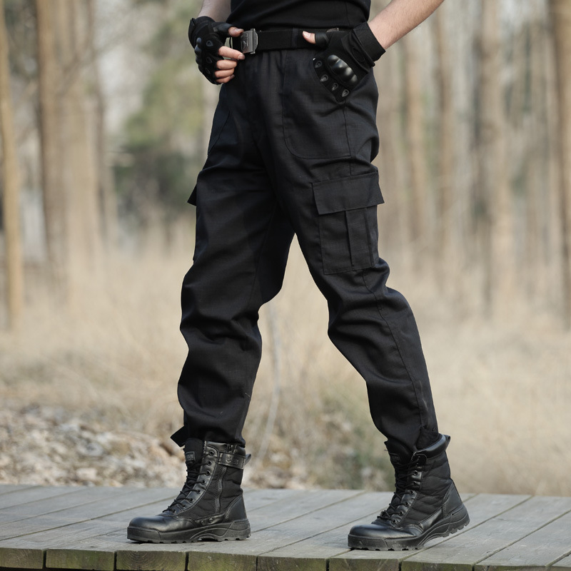 Venta al por mayor pantalon militar negro-Compre online los mejores pantalon  militar negro lotes de China pantalon militar negro a mayoristas |  Alibaba.com
