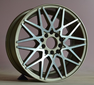 4X100 16 17 18 19 <span class=keywords><strong>20</strong></span> pollici 15X10 cerchi in lega per auto 17X7 6-127 (6-5) cerchioni neri - Product Image 2