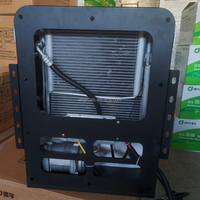 Nuevo Aire Acondicionado para Camiones DEFU 12V/24V Tipo Split con Termostato, Compresor Scroll, Capacidad de Refrigeración de 7500-14000 BTU y Evaporador de Cobre