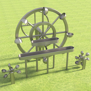 For <strong>Aqua</strong> Play Wet Deck Playground Sprinkler Stainless Steel Amusement <strong>Water</strong> Gate Archimedes Screw for School <strong>Water</strong> Park - Product Image 6