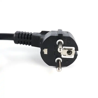 Prise UE 3 broches 110V-250V certification VDE européenne cordon d'alimentation standard européen cordon d'alimentation AC personnalisable